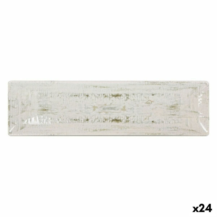 Serving Platter La Mediterránea Idris Rectangular 30 x 8 x 2cm (24 Units)