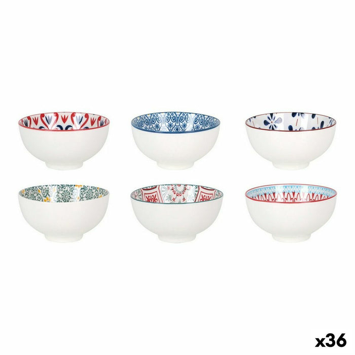 Bowl La Mediterránea Aiko Multicolour ø 11 x 5,8 cm (36 Units)