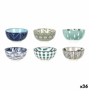 Bowl La Mediterránea Midori Multicolour ø 11 x 5,8 cm (36 Units)