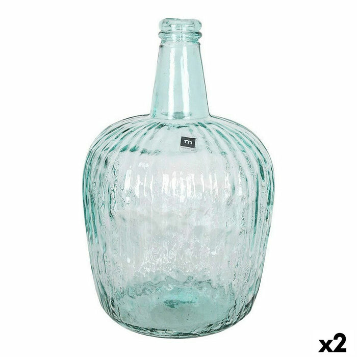 Decorative container La Mediterránea Apple Glass (2 Units)