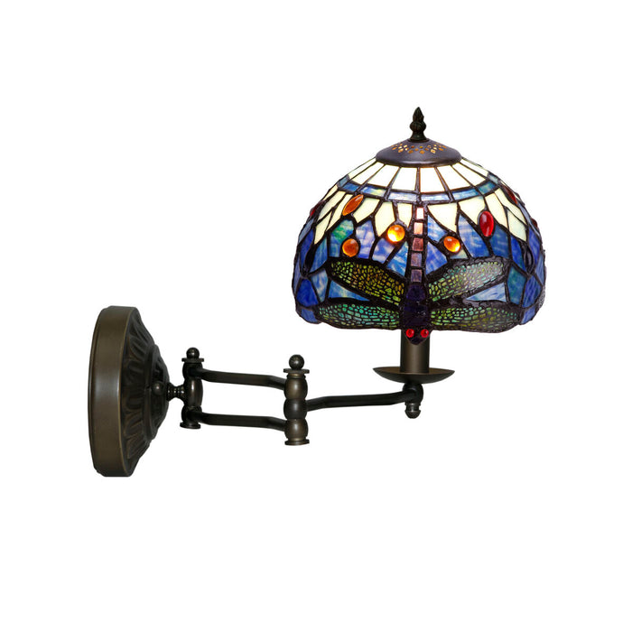 Wall Light Viro Belle Epoque Blue Iron 60 W 25 x 32 x 28 cm