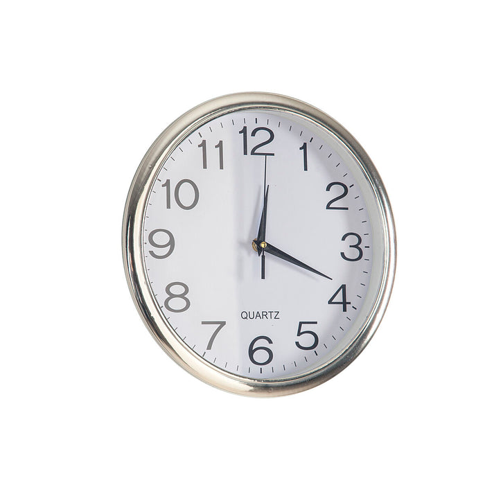 Wall Clock Romimex Silver polystyrene 30 x 5 x 30 cm