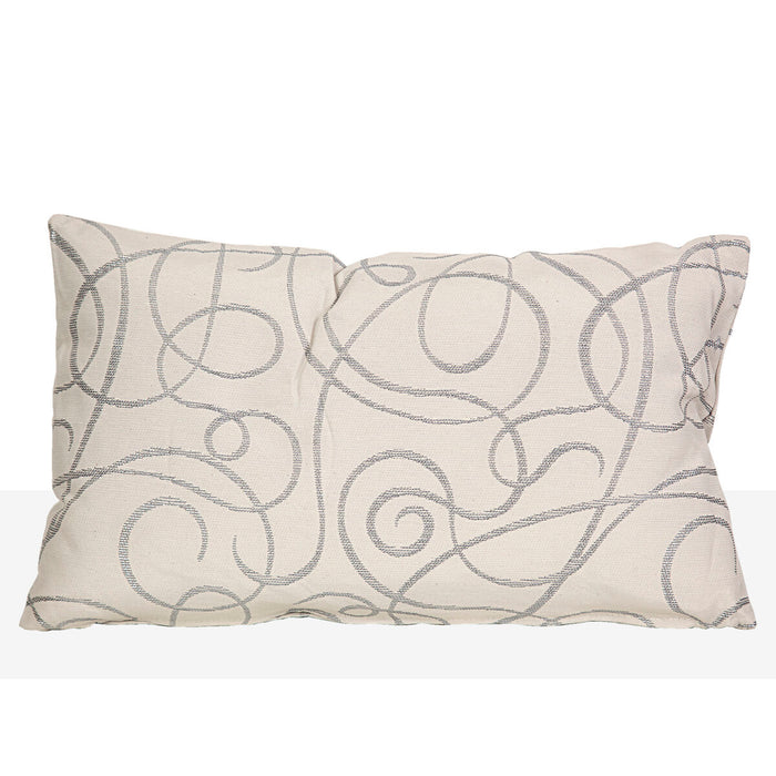 Cushion Romimex Cream 30 x 50 x 13 cm