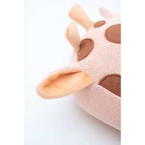 Cushion Crochetts Pink Giraffe 23 x 24 x 9 cm