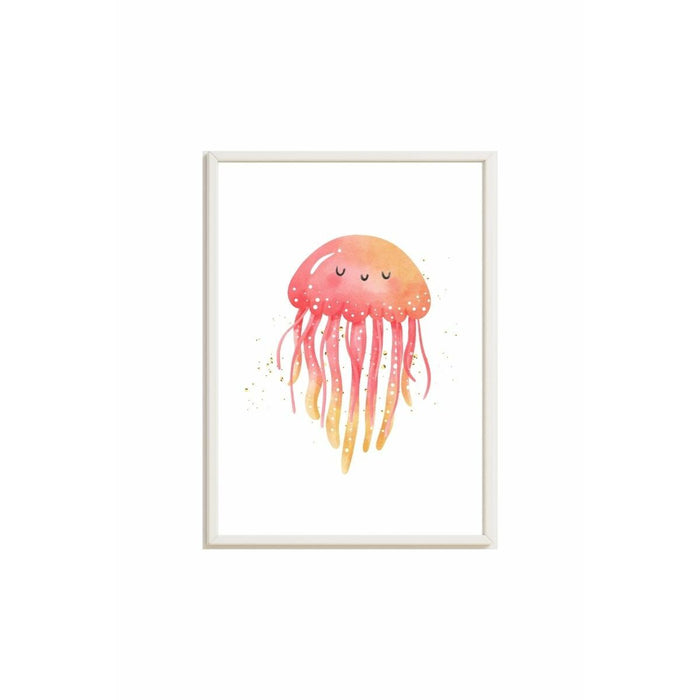 Painting Crochetts Multicolour Children's Jellyfish 33 x 43 x 2 cm