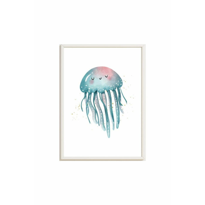 Painting Crochetts Multicolour Children's Jellyfish 33 x 43 x 2 cm