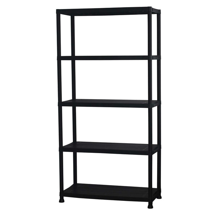 Marbueno Shelf 5 Shelves Black Plastic 90x40x180 cm Garden 10539