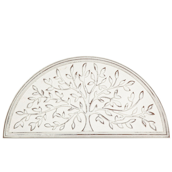 Wall Decoration Romimex White MDF Wood 60 x 60 x 2 cm