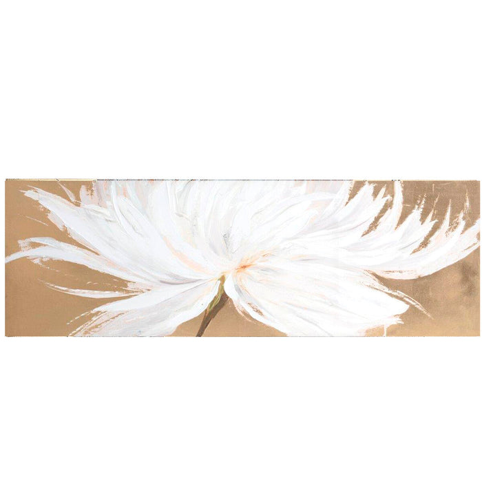 Oil Painting Romimex Canvas Flowers 150 x 50 x 4 cm