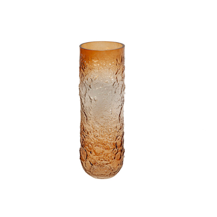 Vase Romimex Amber Glass 10 x 30 x 10 cm