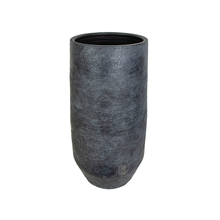 Vase Romimex Grey Ceramic 24 x 52 x 24 cm