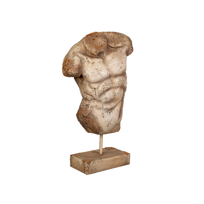 Bust Romimex Beige Resin Torso 17 x 68 x 40 cm