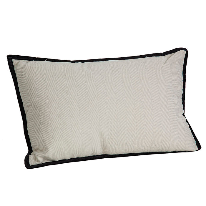 Cushion Romimex Cream 30 x 10 x 50 cm