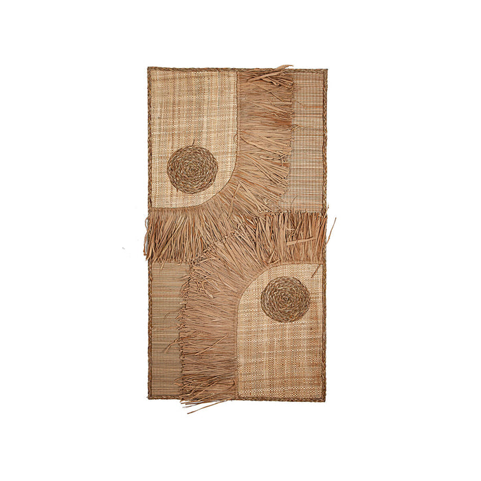 Wall Decoration Romimex Natural Vegetable fibre 60 x 120 x 5 cm