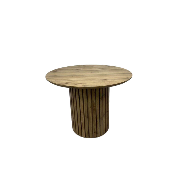 Table Romimex Brown MDF Wood 100 x 76 x 100 cm