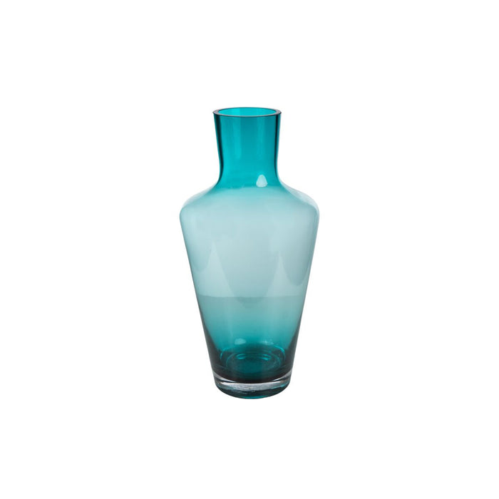 Vase Romimex Turquoise Glass 18 x 40 x 18 cm