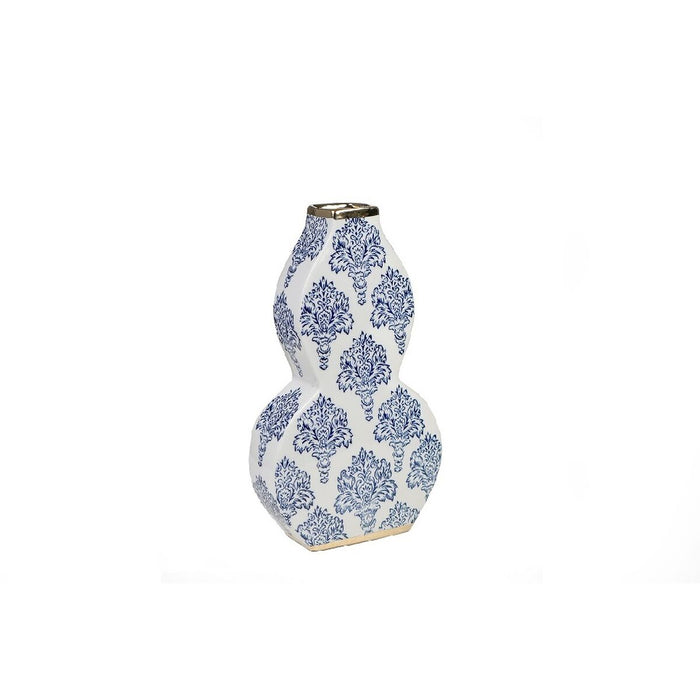 Vase Romimex Blue White Blue/White Porcelain 17 x 30 x 7 cm
