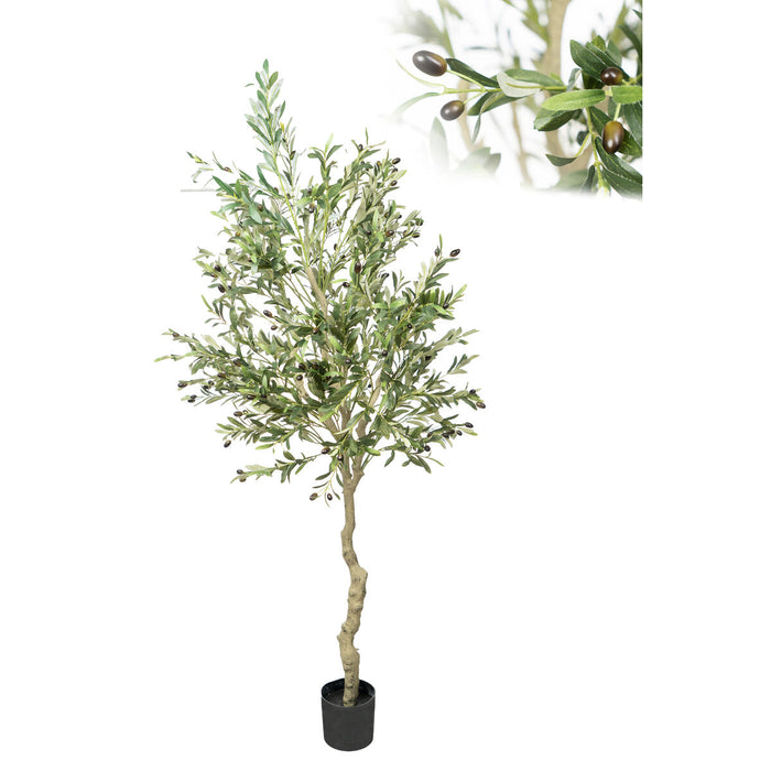 Decorative Tree Romimex Plastic Olive tree 100 x 195 x 100 cm