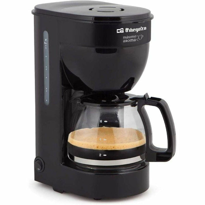 Drip Coffee Machine Orbegozo 16878 OR Black 650 W 6 Cups