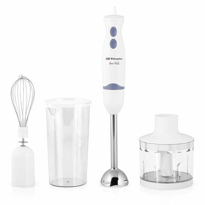 Hand-held Blender Orbegozo BT 1320 White