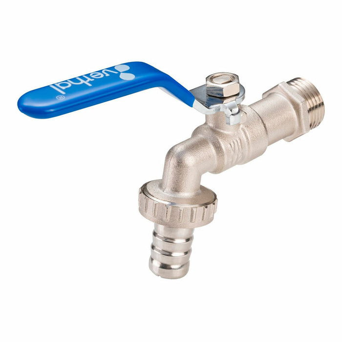 Tap Verhal 1/2" x 3/4" Chrome Stainless steel Brass Teflon