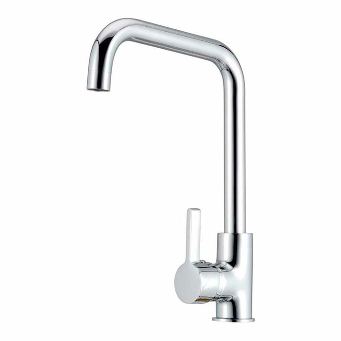 Mixer Tap Verhal Silver Brass C-shaped