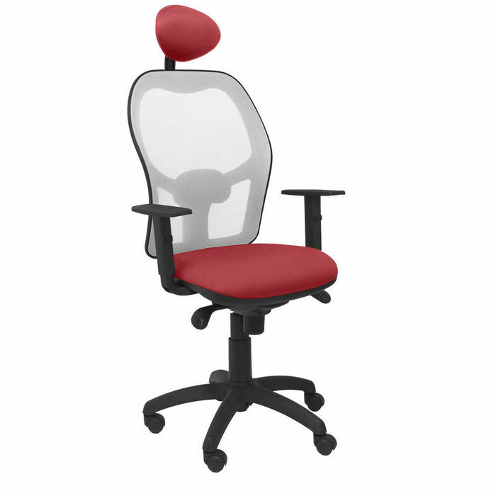 Office Chair with Headrest Jorquera P&C ALI933C Red Maroon
