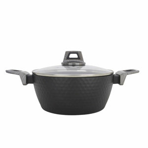 Casserole Amercook With lid Black Aluminium (Ø 20 cm)