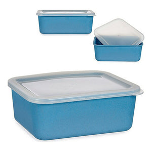Storage Box with Lid Dark blue 14,5 x 7 x 19,5 cm