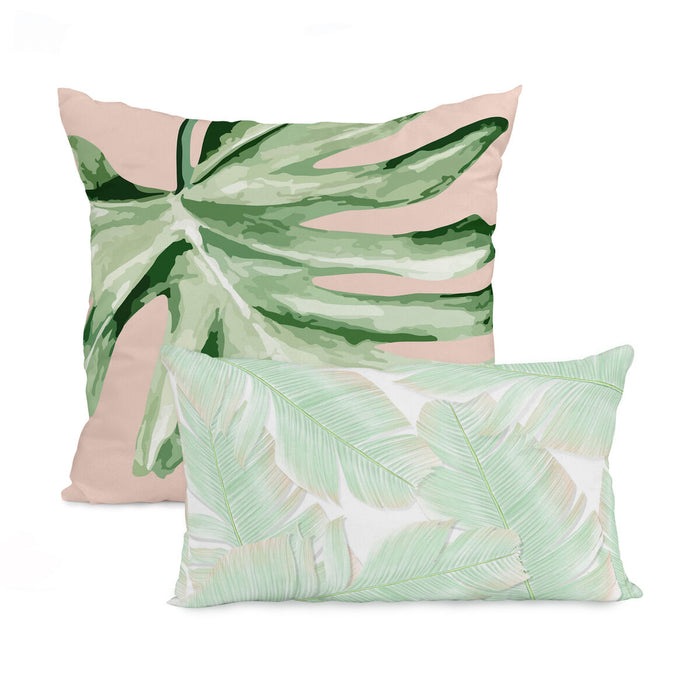 Set of cushion covers HappyFriday Delicate Multicolour 2 Pieces