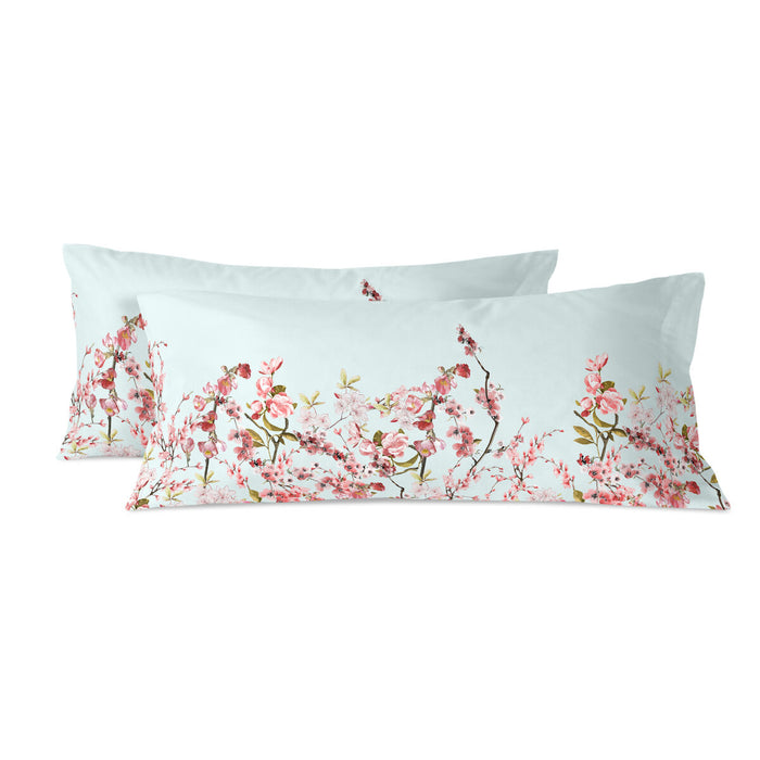 Pillowcase HappyFriday Chinoiserie Multicolour 45 x 110 cm (2 Units)