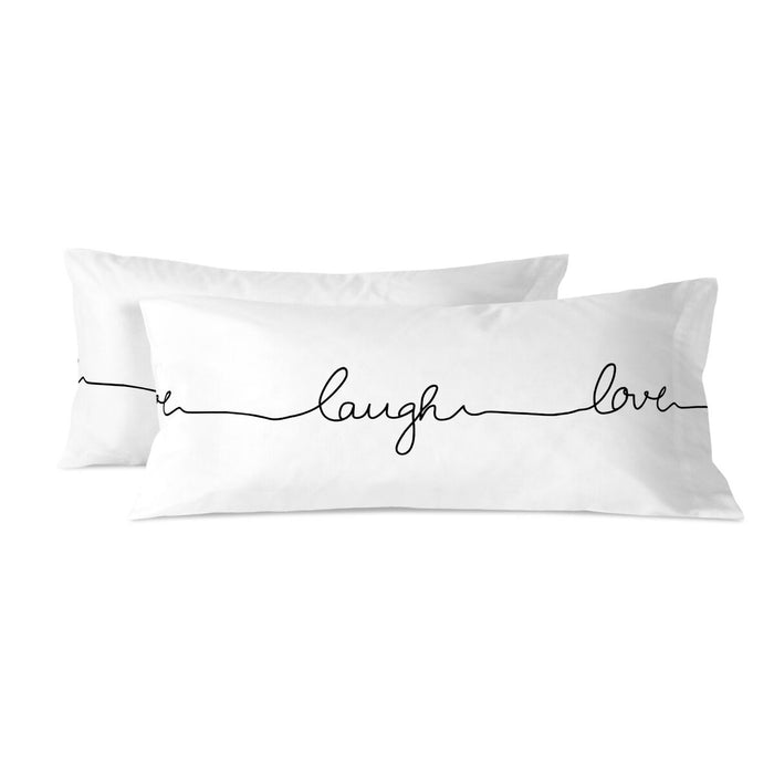 Pillowcase HappyFriday Blanc Live Multicolour 45 x 110 cm (2 Units)