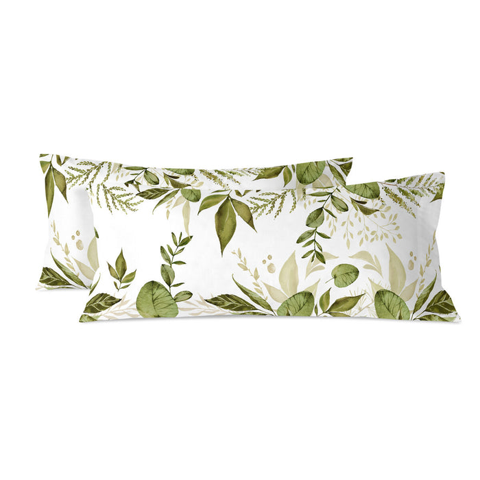 Pillowcase HappyFriday Herbal Multicolour 45 x 110 cm (2 Units)