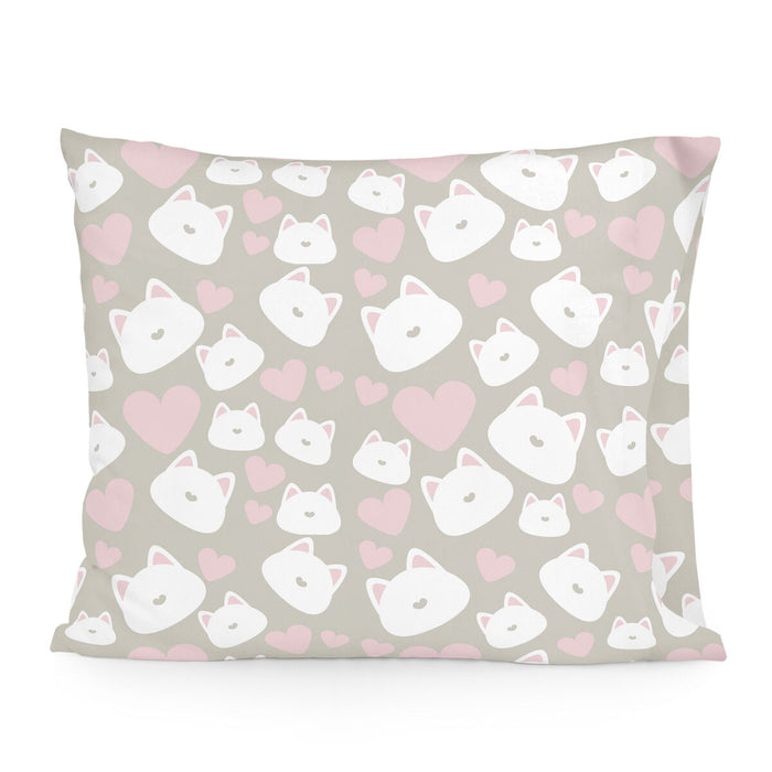 Pillowcase HappyFriday Happynois Kitty Multicolour 60 x 70 cm