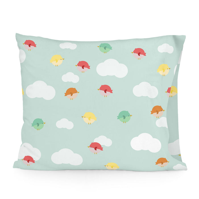 Pillowcase HappyFriday Happynois Learning to fly Multicolour 60 x 70 cm
