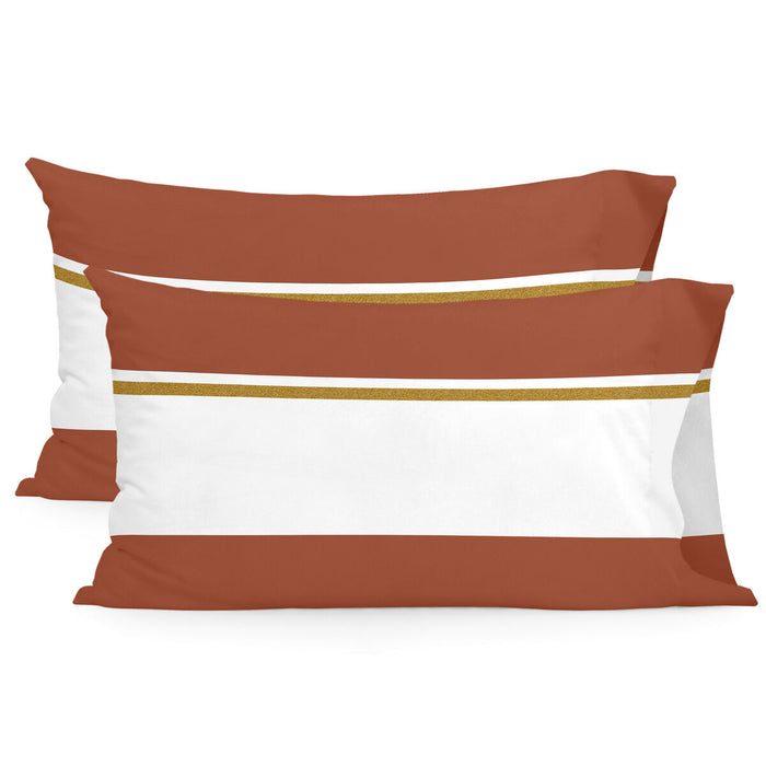 Pillowcase HappyFriday Blanc Golden lands Multicolour 50 x 75 cm (2 Units)