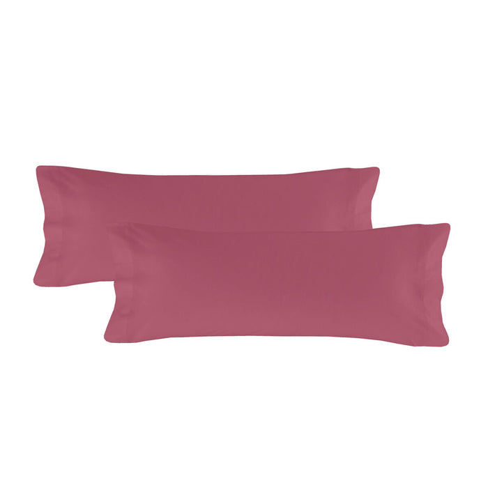 Pillowcase HappyFriday BASIC Magenta 45 x 110 cm (2 Units)