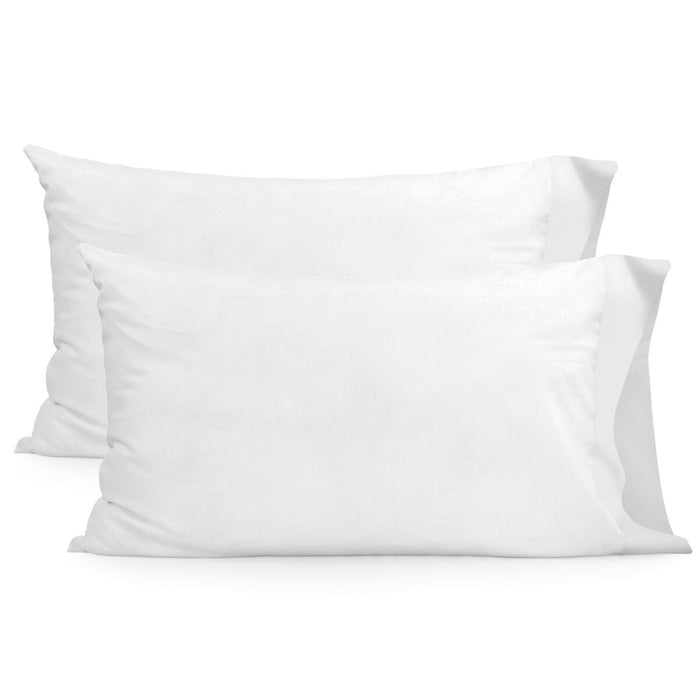 Pillowcase HappyFriday BASIC White 50 x 75 cm (2 Units)