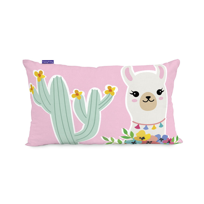 Cushion cover HappyFriday Moshi Moshi Cute Llamas Multicolour 50 x 30 cm