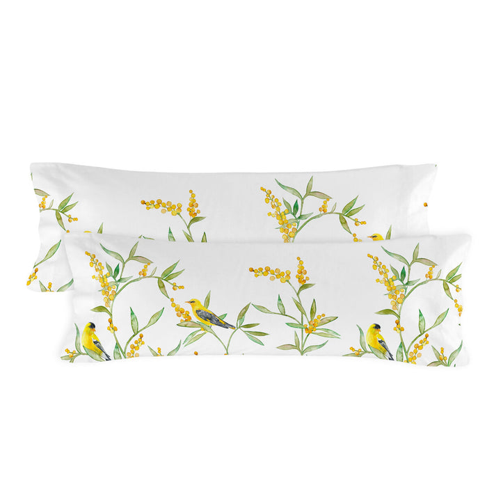 Pillowcase HappyFriday Corniglia Multicolour 45 x 110 cm (2 Units)