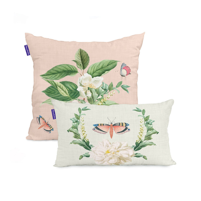 Set of cushion covers HappyFriday Azahara Multicolour 2 Pieces
