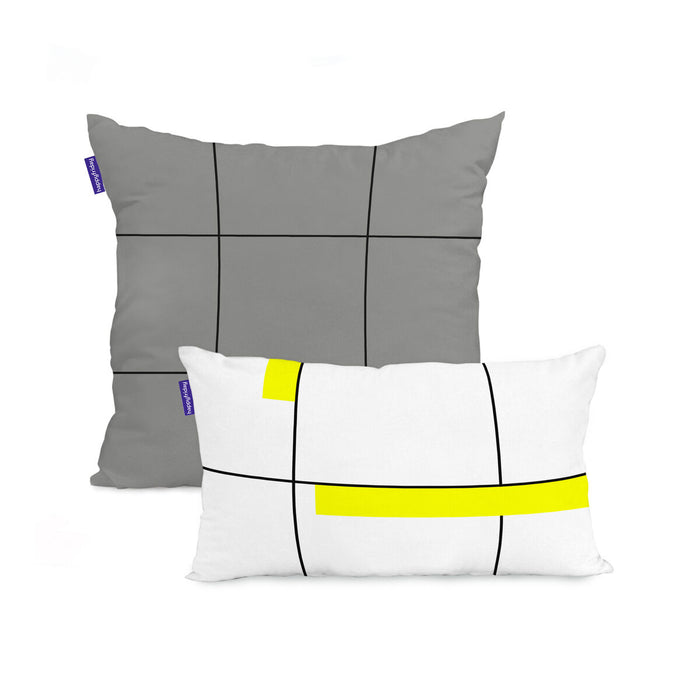 Cushion cover HappyFriday Blanc Firefly  Multicolour 2 Pieces