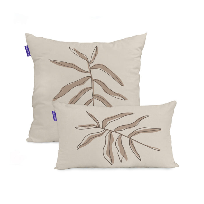 Cushion cover HappyFriday Blanc Maple  Multicolour 2 Pieces