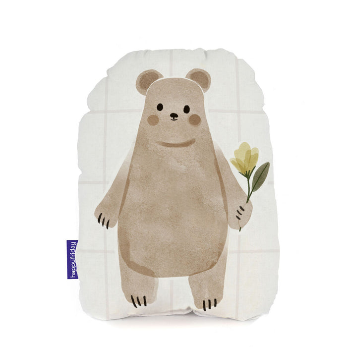 Cushion HappyFriday HF Mini Multicolour Bear 40 x 30 cm