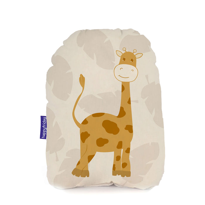 Cushion HappyFriday HF Mini Multicolour animals Giraffe 40 x 30 cm