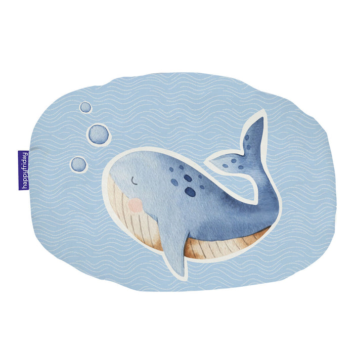Cushion HappyFriday HF Mini Multicolour Whale 40 x 30 cm