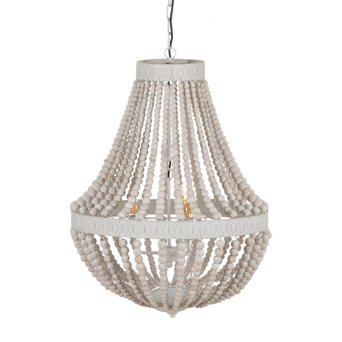 Ceiling Light White Wood Metal 220 V 240 V 220-240 V 60 x 60 x 80 cm