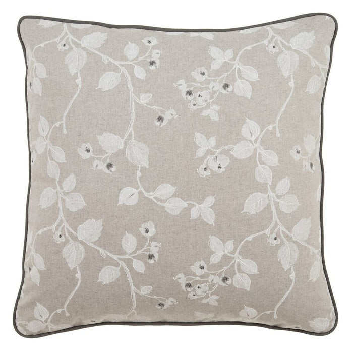 Cushion Grey Flowers 60 x 60 cm Squared