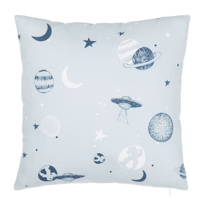 Cushion Blue Planetarium 40 x 40 cm Squared