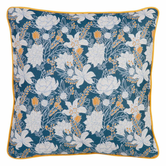 Cushion Blue Flowers 60 x 10 x 60 cm